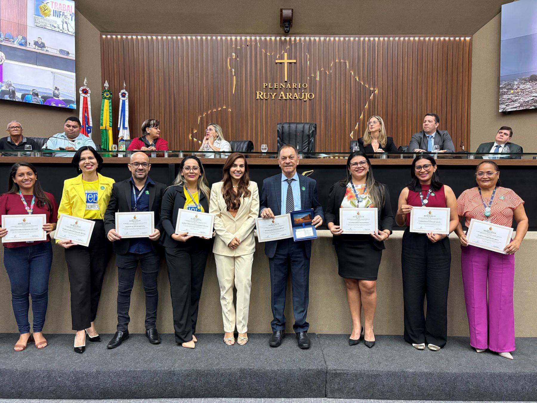 ALEAM reconhece SENAI e IEL Amazonas por contribuição no combate ao trabalho infantil
